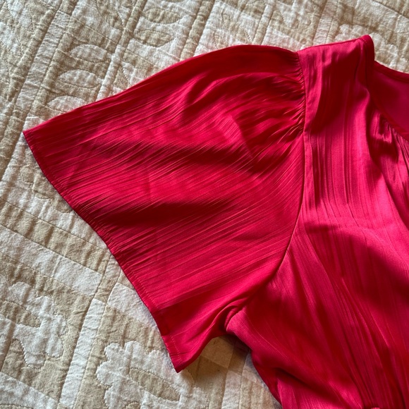 Anthropologie fuchsia pink midi dress - XL - Picture 6 of 9